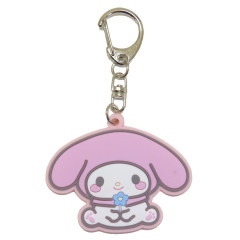 Japan Sanrio Rubber Keychain - My Melody / Flora