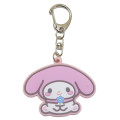 Japan Sanrio Rubber Keychain - My Melody / Flora - 1