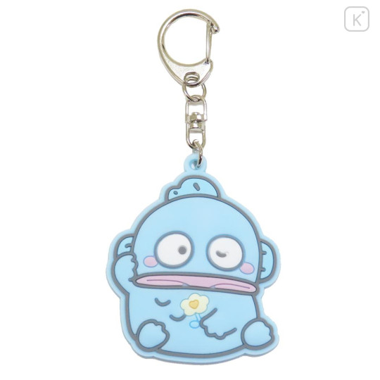 Japan Sanrio Rubber Keychain - Hangyodon / Flora - 1