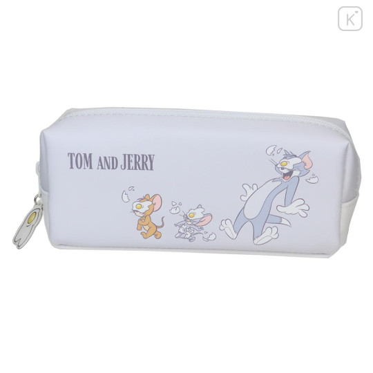 Japan Tom and Jerry Pen Case - White & Grey - 1