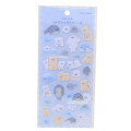 Japan Kamio Fluffy Seal Sticker - Polar Bear / Sea Friends - 1