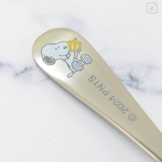 Japan Peanuts Stainless Steel Teaspoon - Snoopy & Yellow Bell Pepper - 3