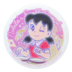 Japan Doraemon Can Badge Pin - Shizuka / Doraemon the Movie: Nobita's Earth Symphony