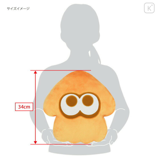 Japan Splatoon3 Cushion - Squid Orange - 3