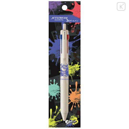 Japan Splatoon Jetstream New 3 Color Multi Ballpoint Pen - Octopus - 1