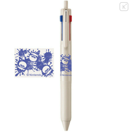 Japan Splatoon Jetstream 3 Color Multi Ball Pen - Octopus - 2