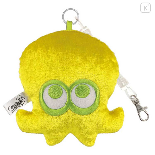 Japan Splatoon Mascot Pass Case Card Holder - Octopus Yellow - 1