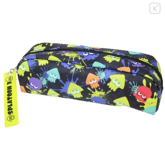 Japan Splatoon Multi Case Pen Pouch - Squid & Octopus Black - 1