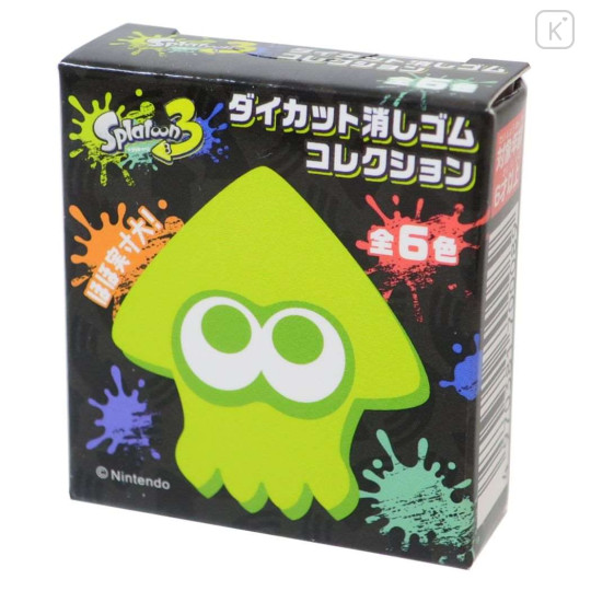 Japan Splatoon Eraser with Random Mascot - Squid / Blind Box - 1