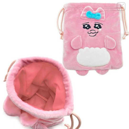 Japan Panchu Rabbit Fluffy Drawstring Bag - 3