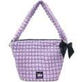 Japan Sanrio Popcorn Shoulder Bag - Kuromi / Ribbon - 1