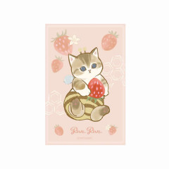 Japan Mofusand Mofumofu Store Square Magnet - Cat / Bee Nyan / Strawberry