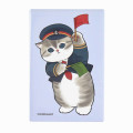 Japan Mofusand Mofumofu Station Square Magnet - Cat / Station Staff Nyan - 1