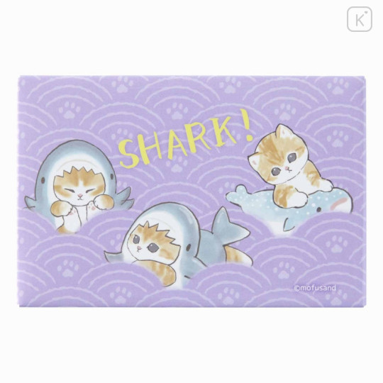 Japan Mofusand Square Magnet - Cat / Shark - 1