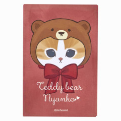 Japan Mofusand Exhibition Square Magnet - Cat / Teddy Bear Nyan