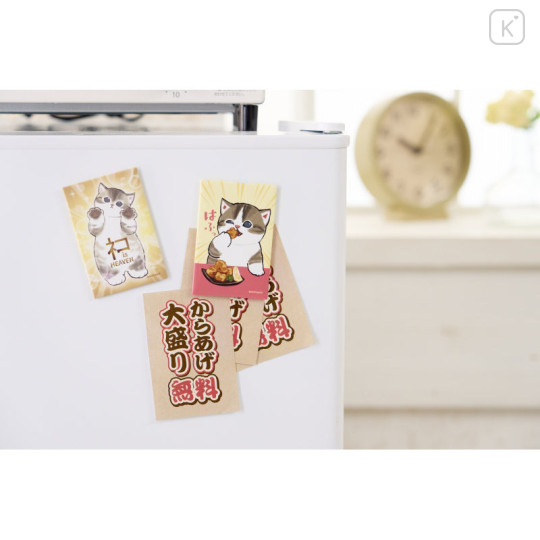 Japan Mofusand Exhibition Square Magnet - Cat / Heaven - 2