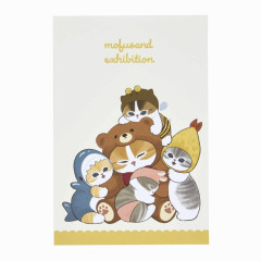Japan Mofusand Exhibition Postcard - Cat / Bear Nyan Group Hug