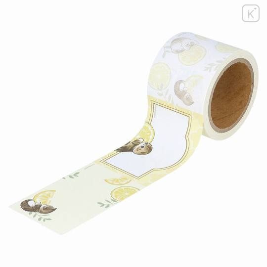 Japan Mofusand Roll Sticky Notes - Fruit Cat / Lemon - 3