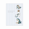 Japan Mofusand Sticky Notes - Cat / Shark Nyan - 1