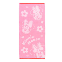 Japan Disney Jacquard Face Towel - Minnie Mouse