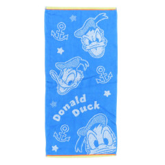 Japan Disney Jacquard Long Towel - Donald Duck