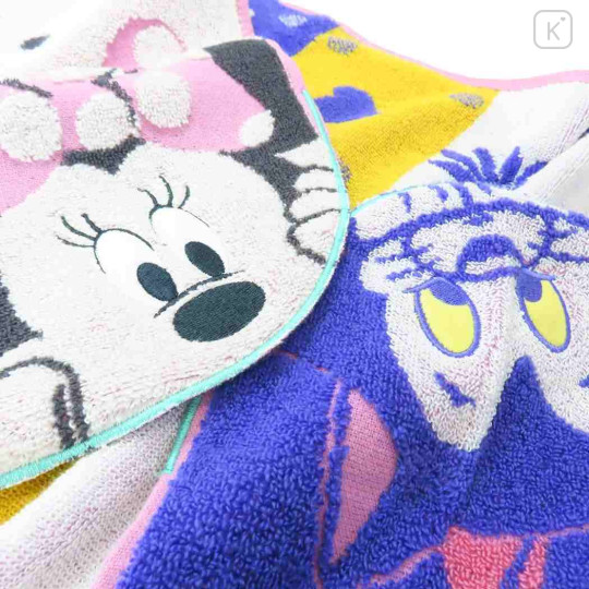 Japan Disney Jacquard Long Towel - Minnie Mouse / Peekaboo - 2