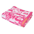 Japan Disney Jacquard Long Towel - Minnie Mouse / Silhouette - 2