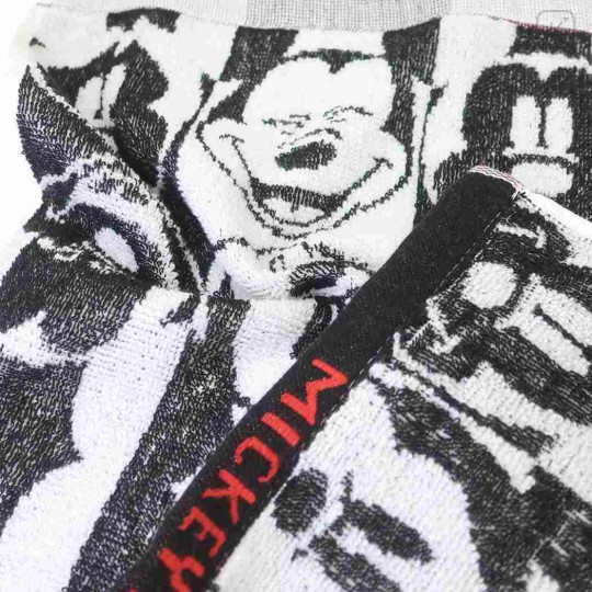 Japan Disney Jacquard Face Towel - Mickey Mouse : Silhouette - 3