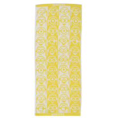 Japan Minions Jacquard Long Towel - Yellow / Silhouette