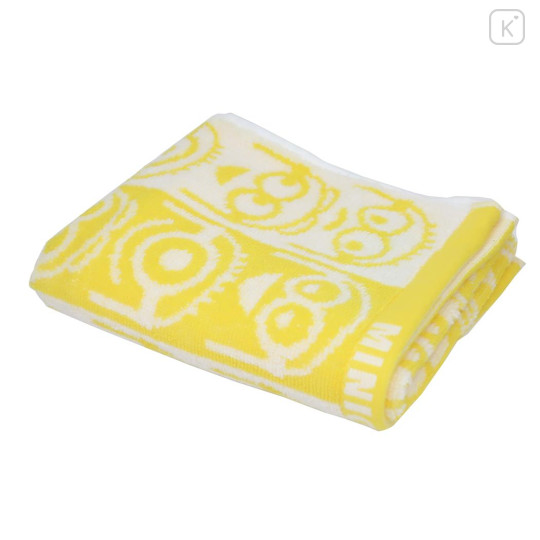 Japan Minions Jacquard Long Towel - Yellow / Silhouette - 2