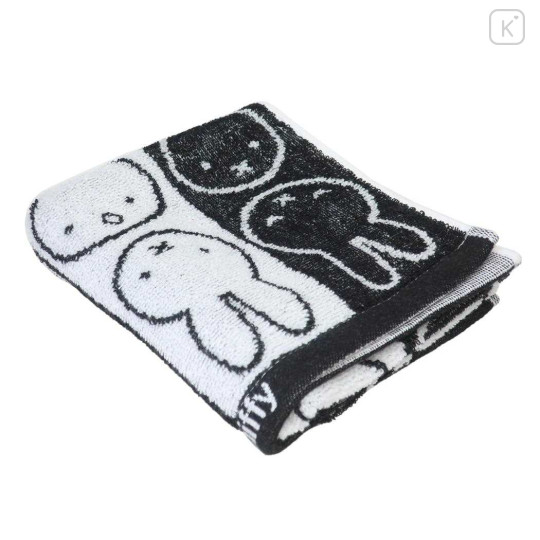 Japan Miffy Jacquard Face Towel - Black : Silhouette - 2