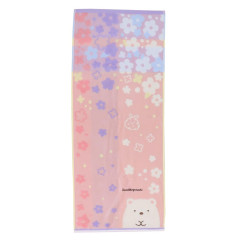 Japan San-X Jacquard Face Towel - Sumikko Gurashi : Shirokuma Flora