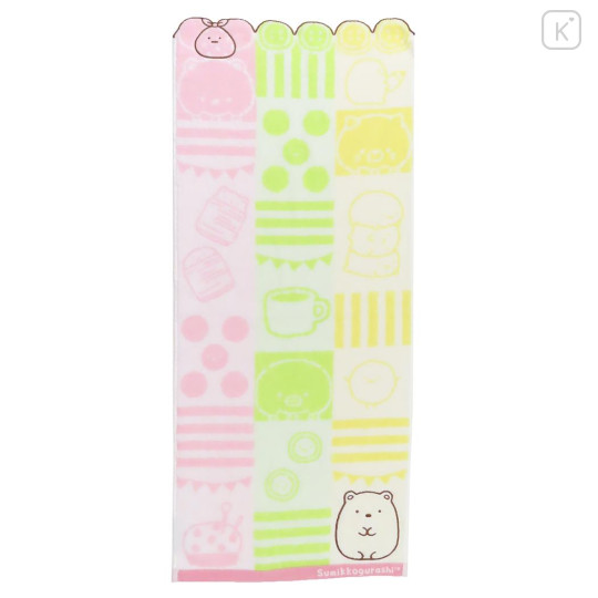 Japan San-X Jacquard Face Towel - Sumikko Gurashi : Shirokuma - 1