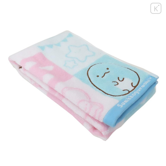 Japan San-X Jacquard Face Towel - Sumikko Gurashi : Tokage - 3