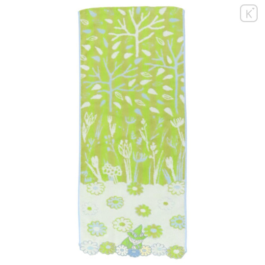 Japan Moomin Jacquard Face Towel - Snufkin - 1