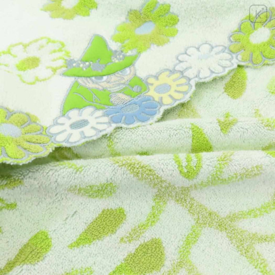 Japan Moomin Jacquard Face Towel - Snufkin - 2