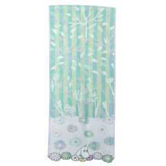 Japan Moomin Jacquard Long Towel - Green