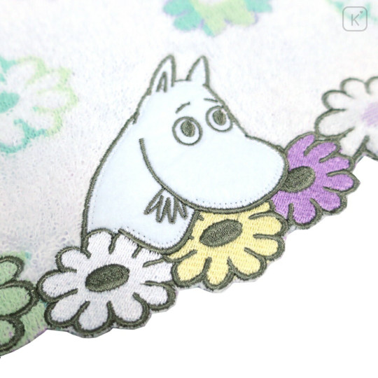 Japan Moomin Jacquard Long Towel - Green - 3