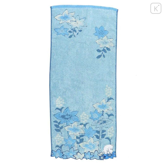 Japan Moomin Jacquard Long Towel - Blue - 1