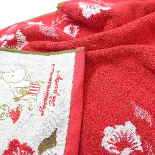 Japan Moomin Jacquard Face Towel - Moomin Mama & Little My - 2