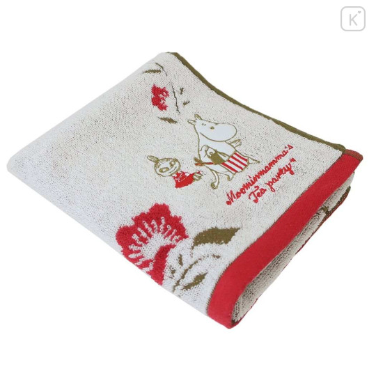 Japan Moomin Jacquard Face Towel - Moomin Mama & Little My - 3