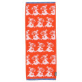 Japan Moomin Jacquard Long Towel - Little My / Silhouette - 1