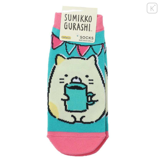 Japan San-X Socks - Sumikko Gurashi / Neko Tea Time - 1