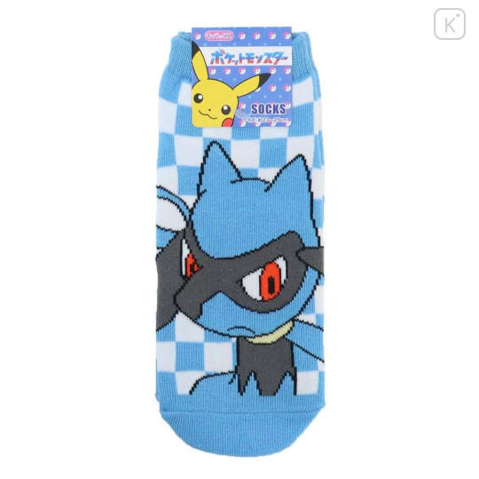 Japan Pokemon Socks - Riolu / Blue - 1