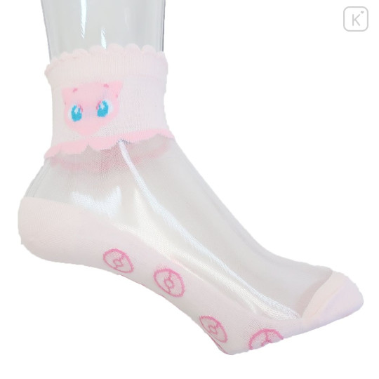 Japan Pokemon Transparent Socks - Mew - 2