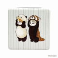 Japan Mofusand 2-sided Compact Mirror - Cat / Panda - 1