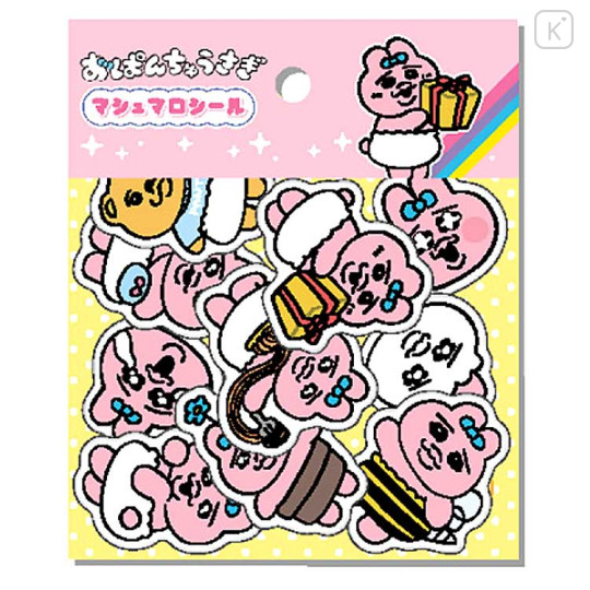 Japan Panchu Rabbit Sticker Set - Pink - 1