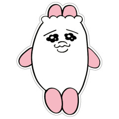 Japan Panchu Rabbit Die-cut Sticker - Panties