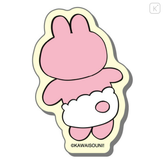 Japan Panchu Rabbit Die-cut Sticker - Butt - 1