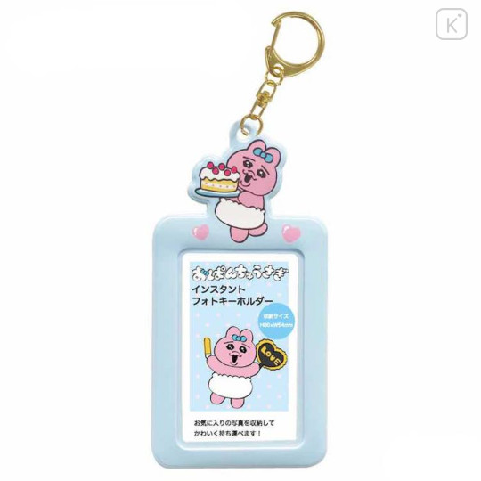 Japan Panchu Rabbit Instant Photo Pass Case Card Holder - Blue - 1